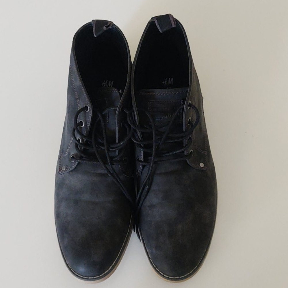 H and M Black Men's Boots